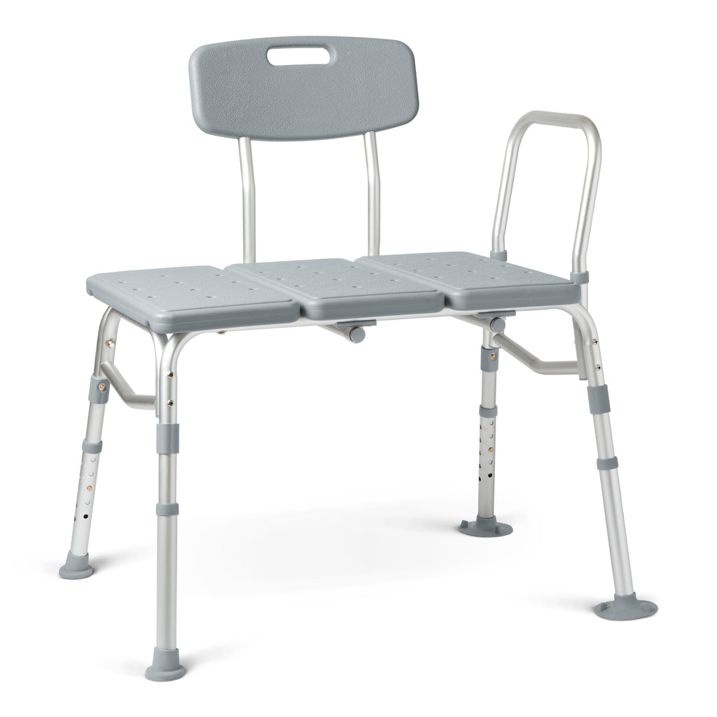 Adjustable Transfer Bench with Slip-resistant Feet V3378