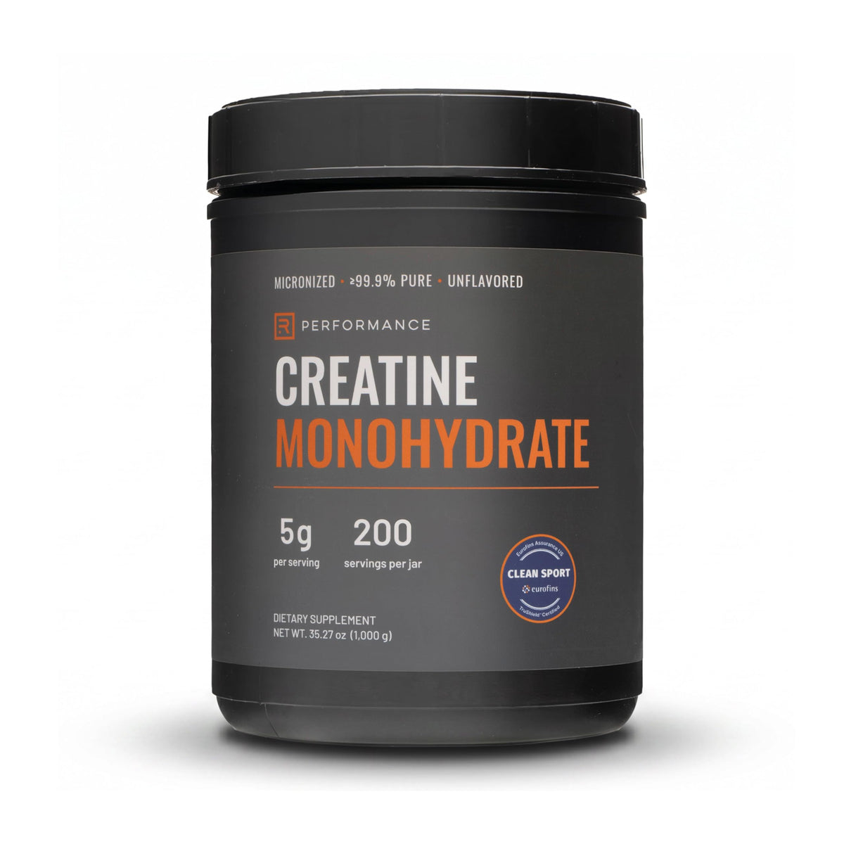 Unflavored Micronized Creatine Monohydrate Powder 1kg P430360