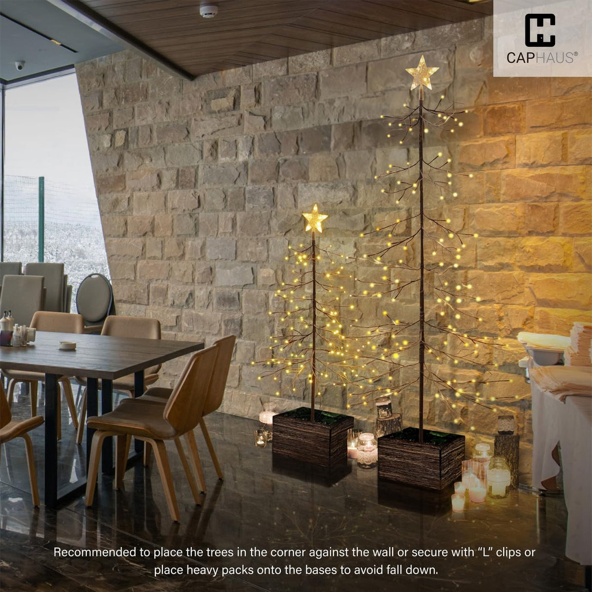 8 Ft Pre-Lit Twinkling Christmas Tree with Lights W464060