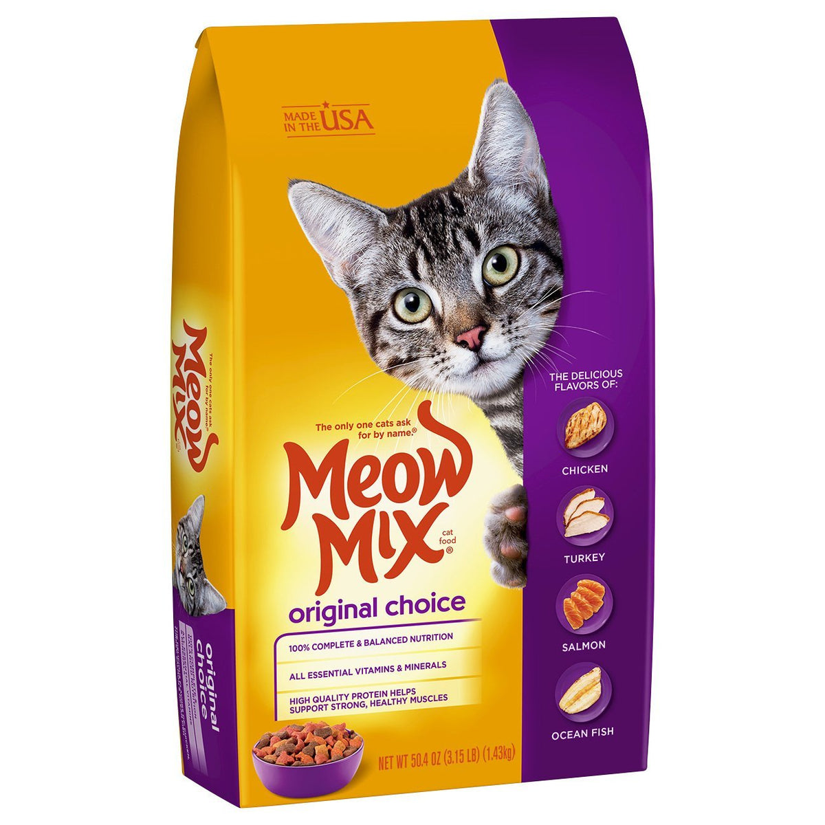 Original Dry Cat Food 3.15 Lb Pack Of 3 U818463