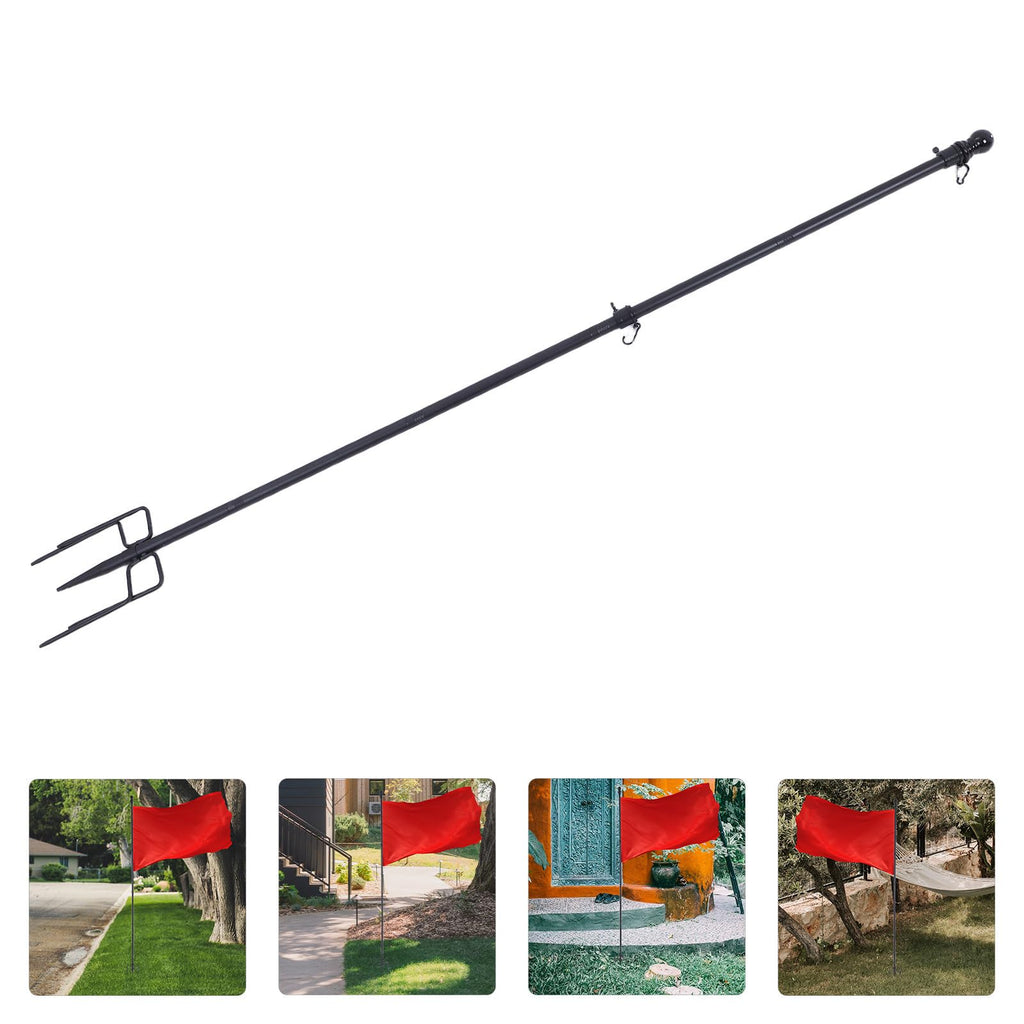 Stainless Steel Flag Pole Base with 5 Prongs F7928