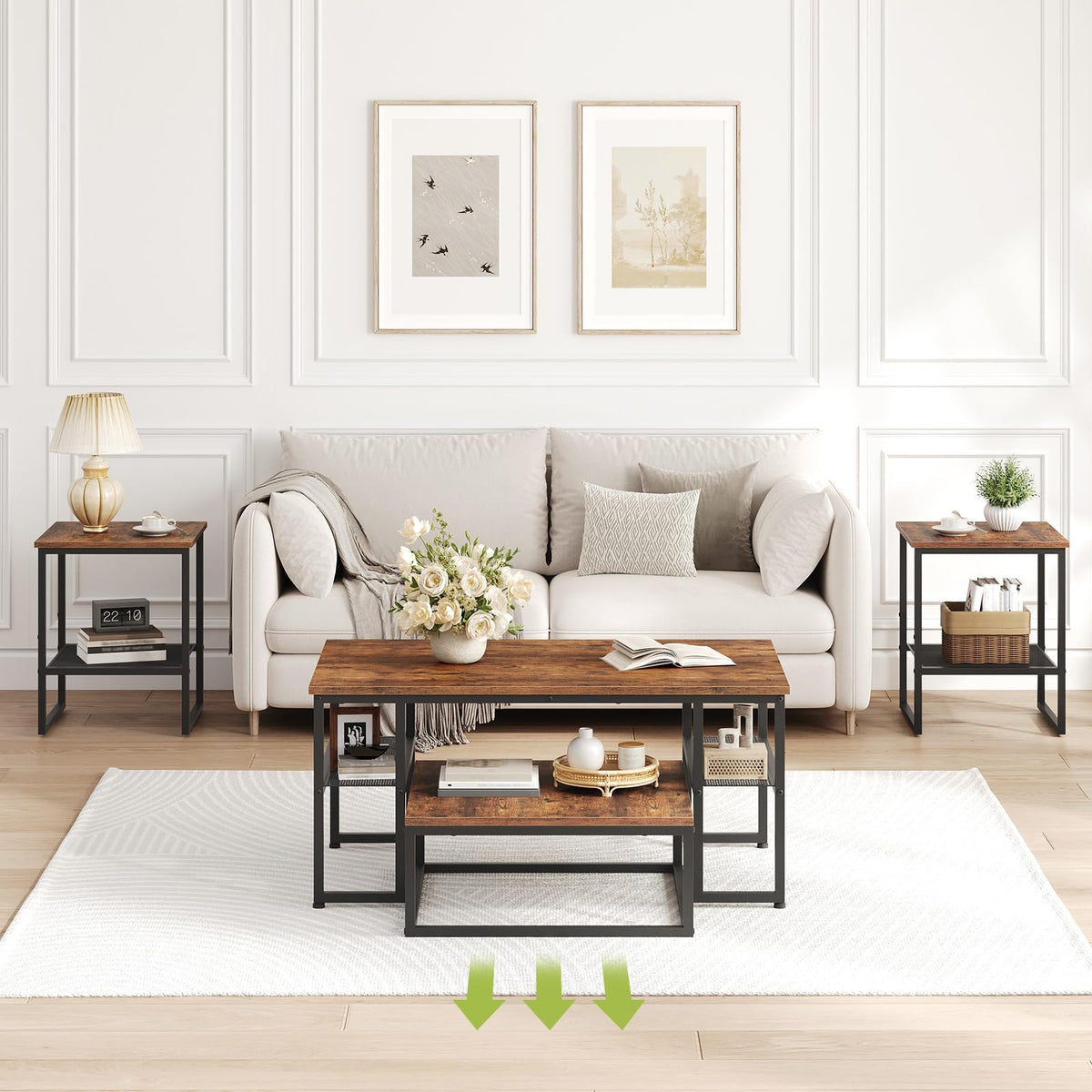 Coffee Table Set of 4 X658