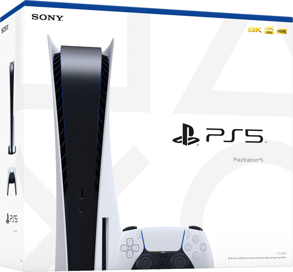 Disc Version Console - 4K-TV Gaming, 16GB GDDR6 RAM, 8K Output, WiFi 6, 825GB SSD W58348