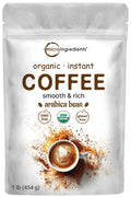 Organic Instant Coffee 1lb Powder Medium to Dark Roast Z8150