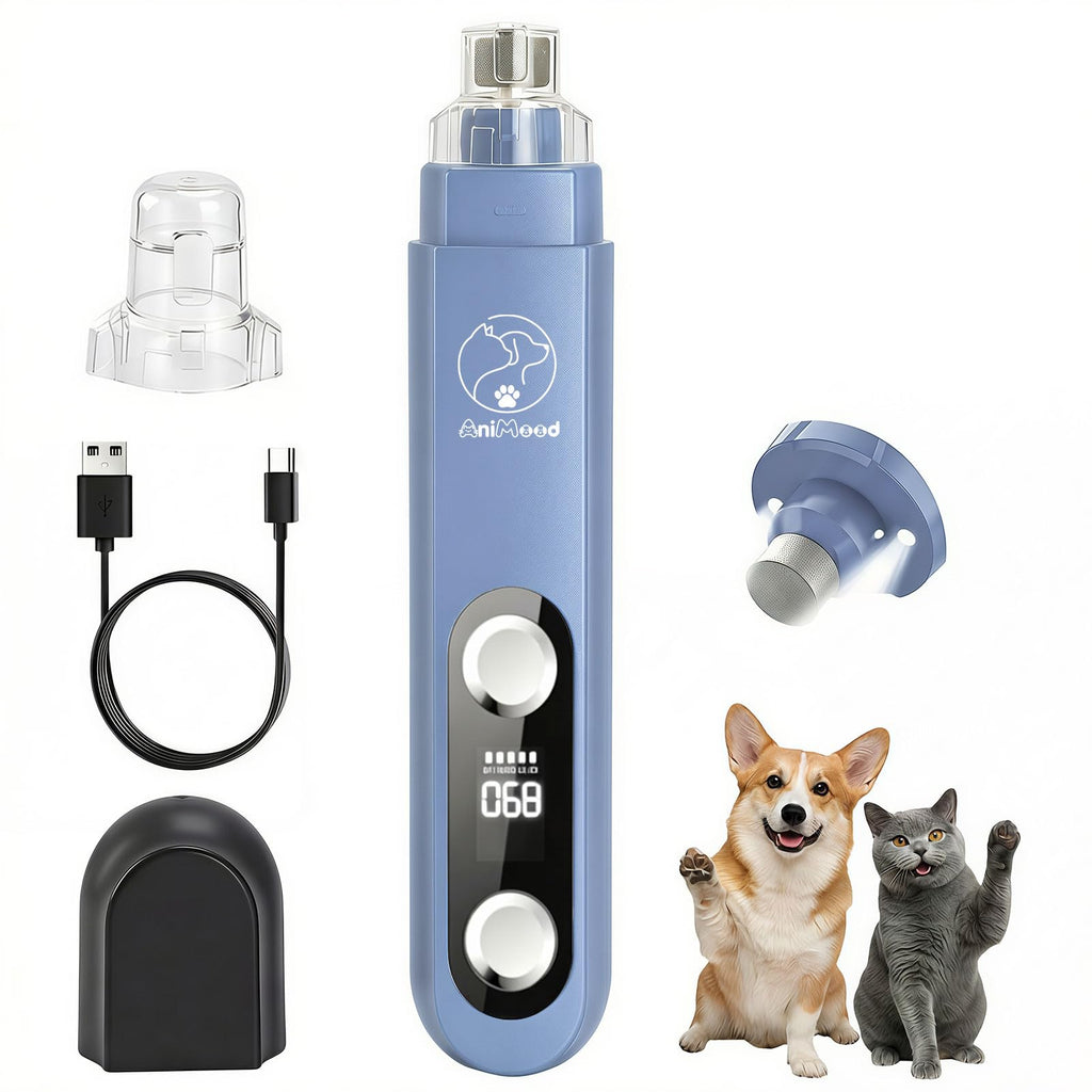 5-Speed Ultra Quiet Dog Nail Grinder with LED Light O663913