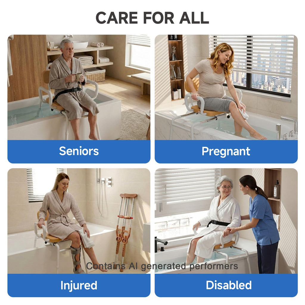 Sliding Shower Chair with Swivel Seat H703175