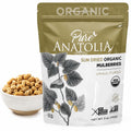 Organic Sun Dried White Mulberries 5 oz Resealable Bag F587