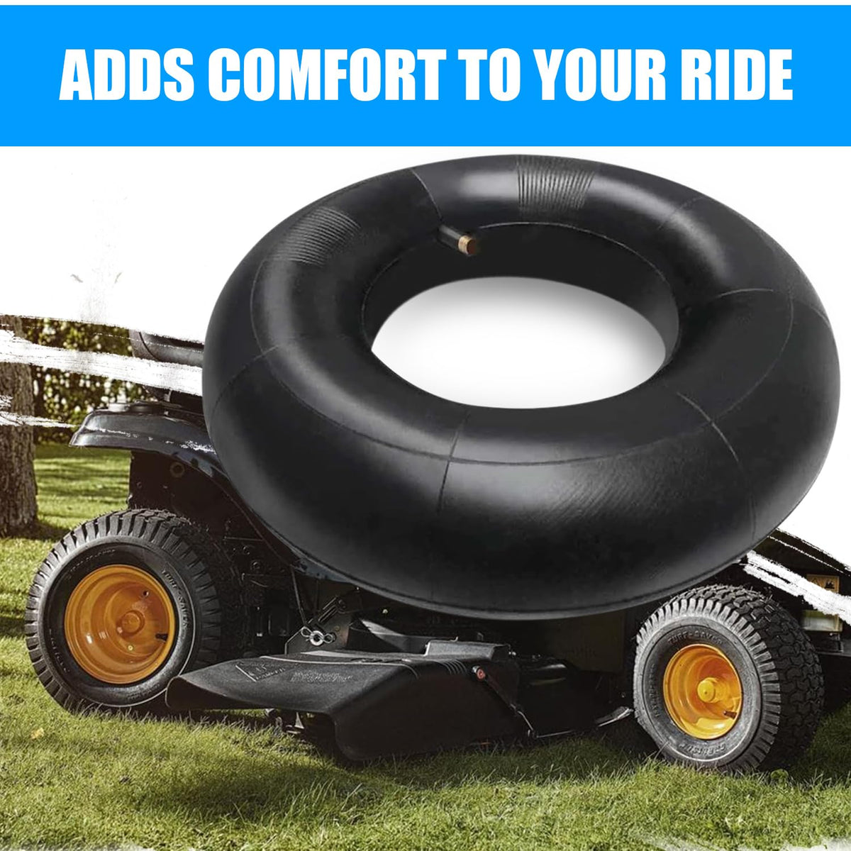 2 Pack 15x6.00-6" Inner Tire Tube with TR-13 Straight Valve Stem H391960