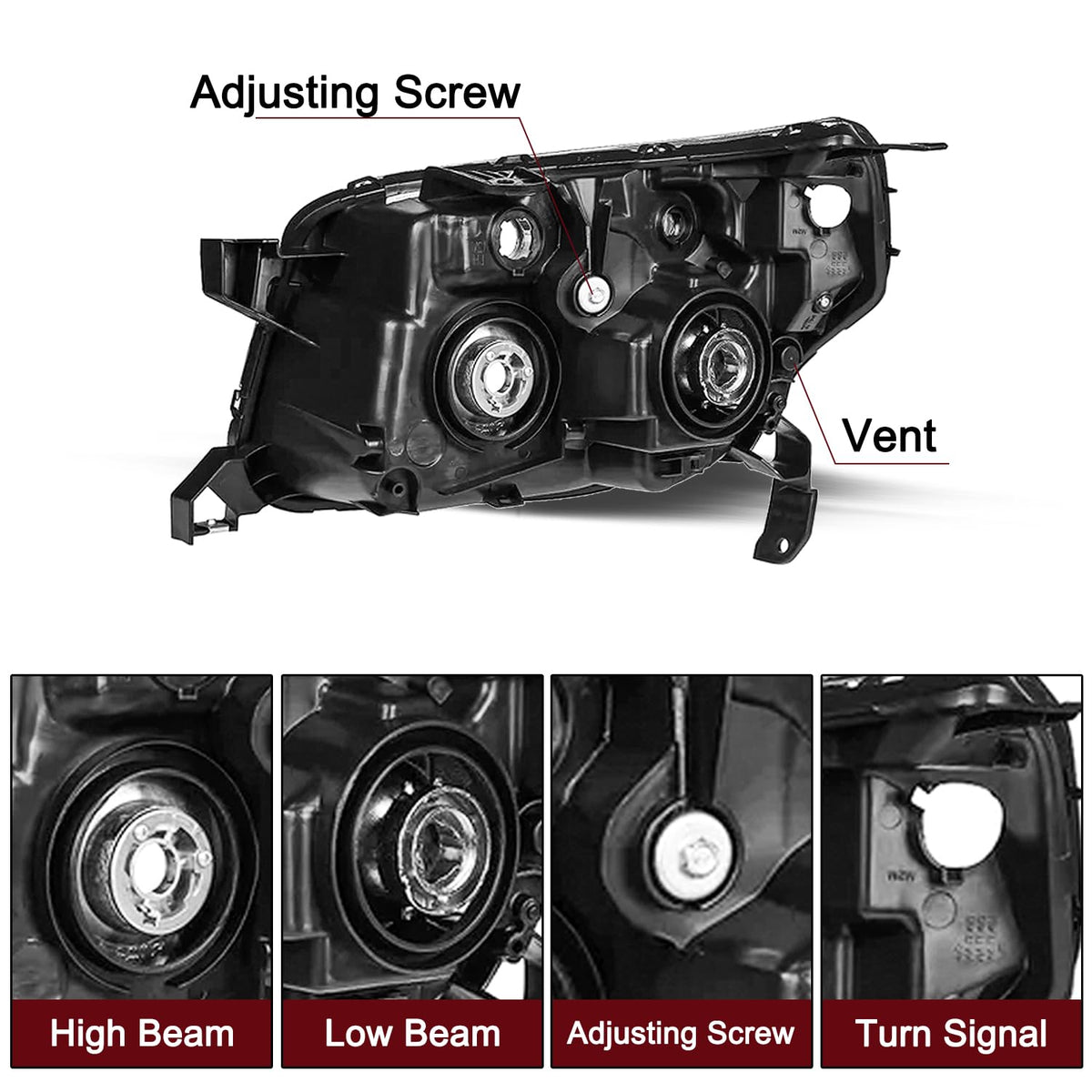 Headlight Assembly Pair H26908