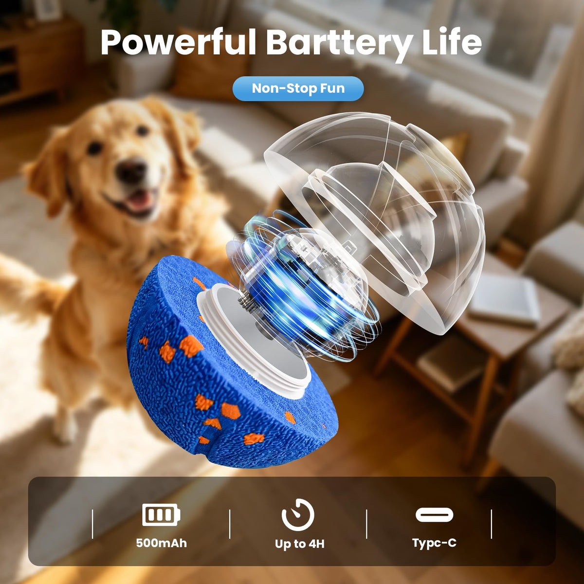 Interactive Dog Toy Ball L911