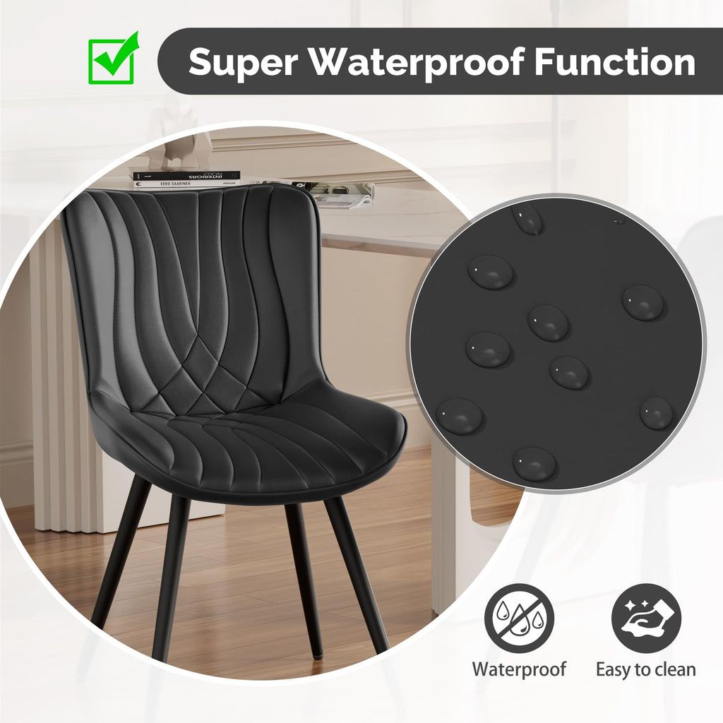 PU Leather Dining Chair Set of 4 B994396