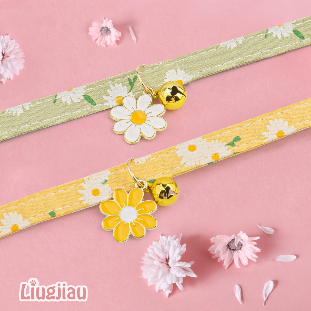 2 Pack Cotton Breakaway Cat Collar with Bell G153086