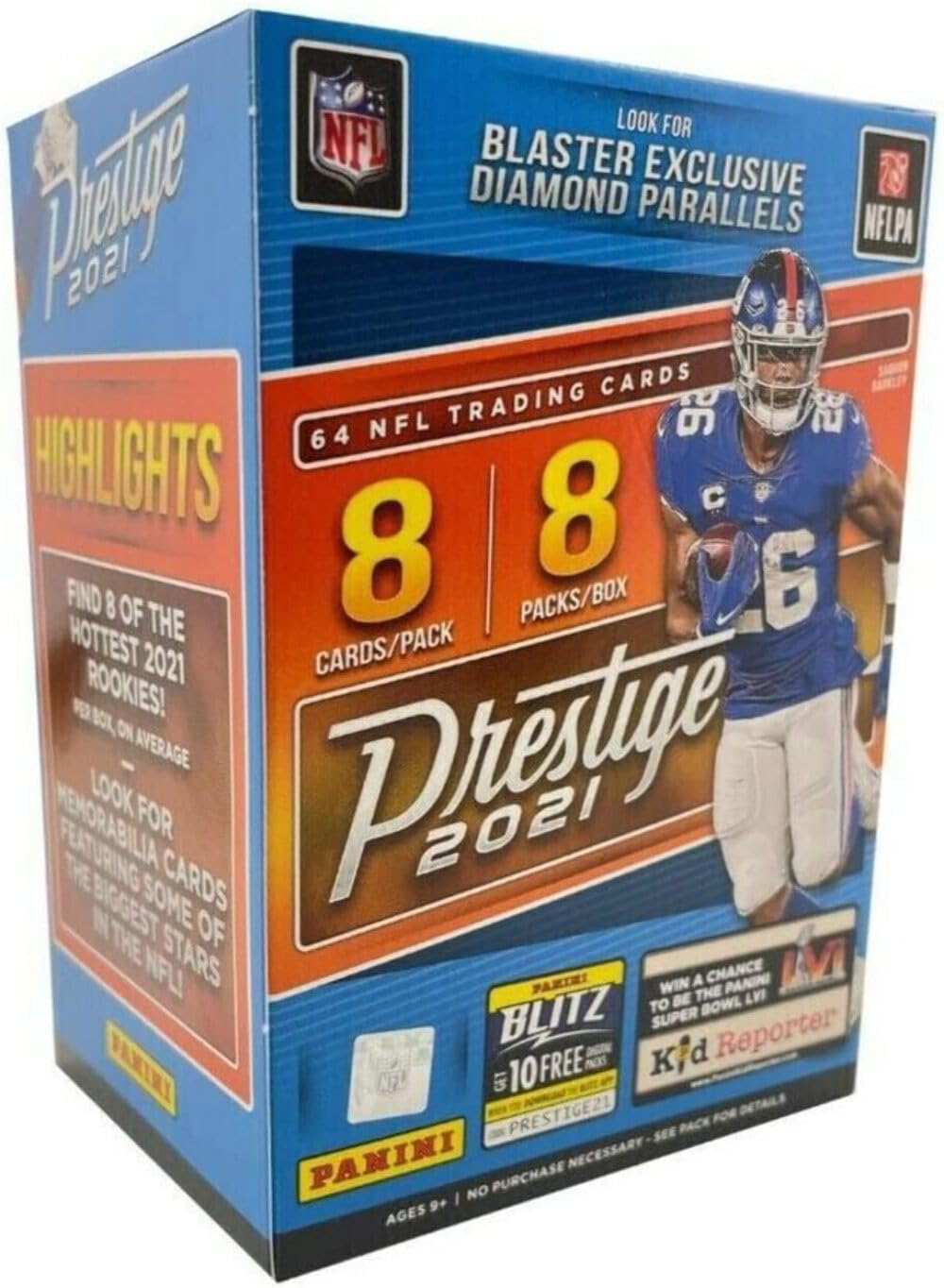 2021 Panini Prestige NFL Football Blaster Box 64 Cards E570