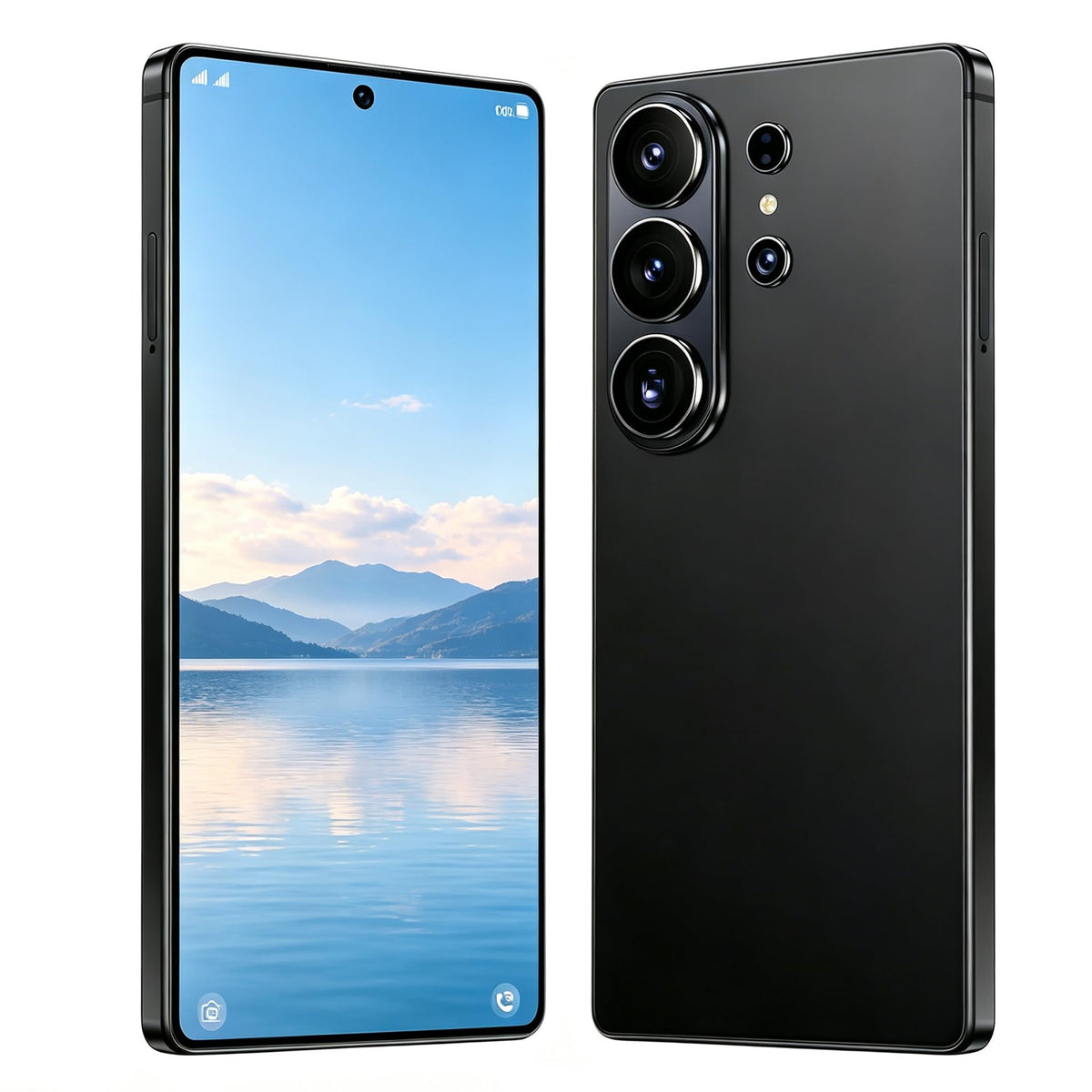 Unlocked Smartphone 6.6" HD 4GB+32GB 256GB Expandable Android 12 Black Z4878