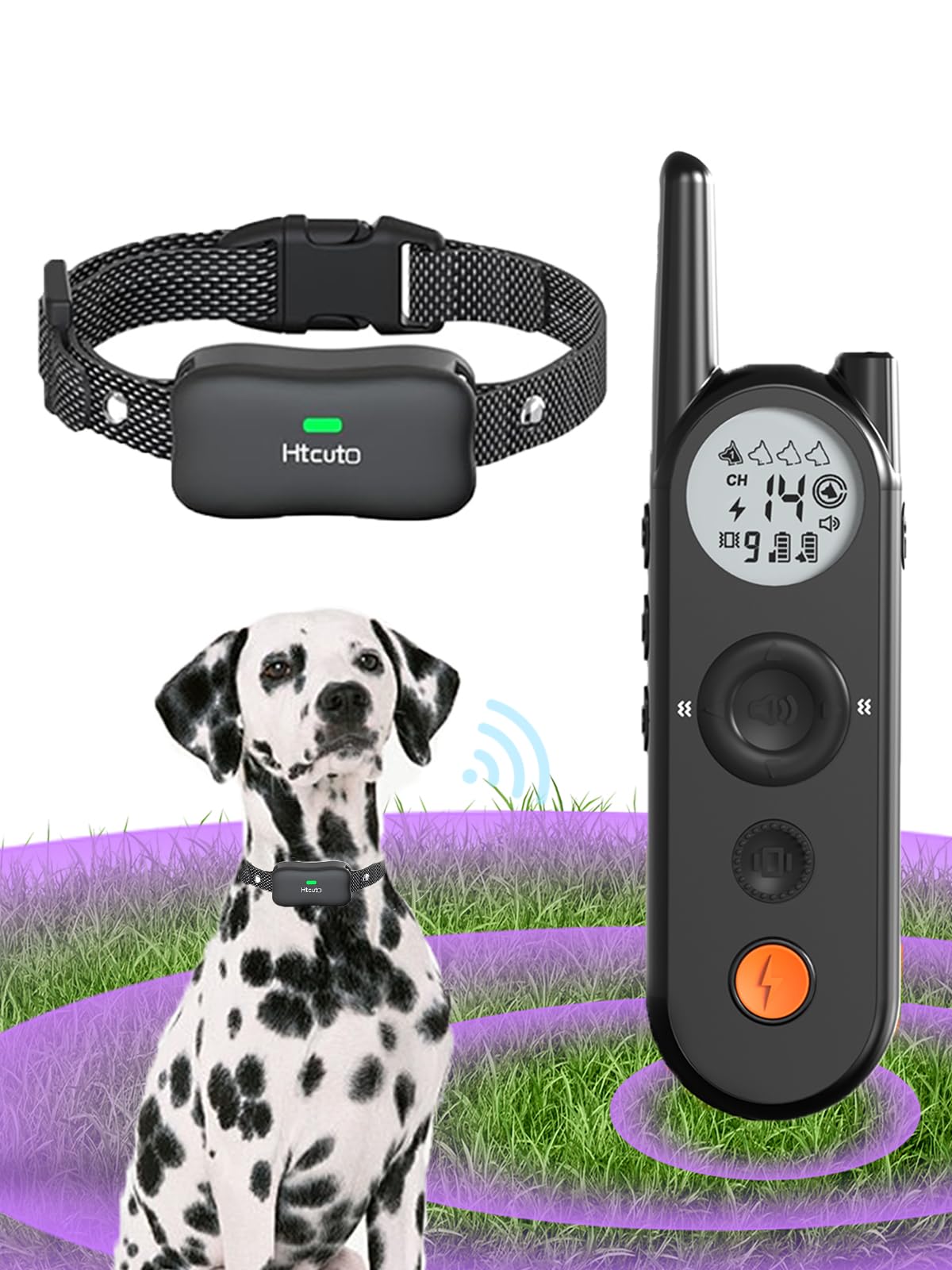 Wireless Dog Fence & Electronic Training Collar 2 in 1, IPX7 Waterproof V773451