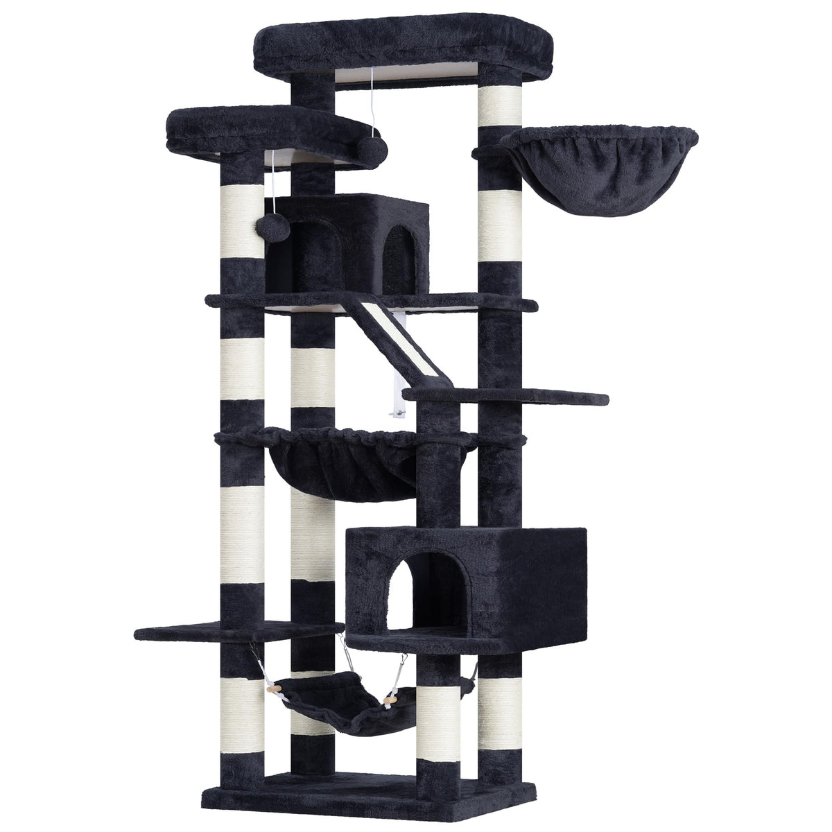 71-Inch-Tall Cat Tree with 2 Perches W474