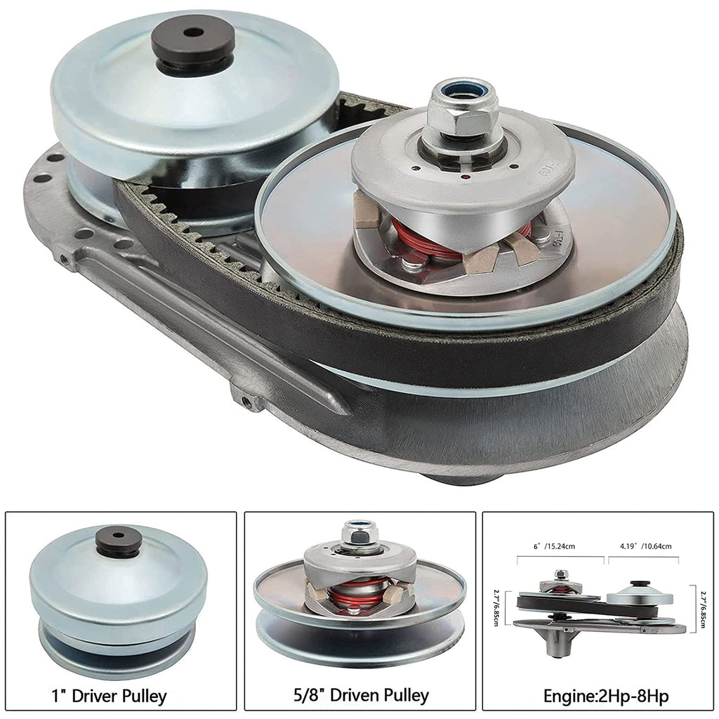212CC 6.5 HP Go Kart Torque Converter Clutch Kit 3/4" 10T #40#41 and 12T #35 Chain W277