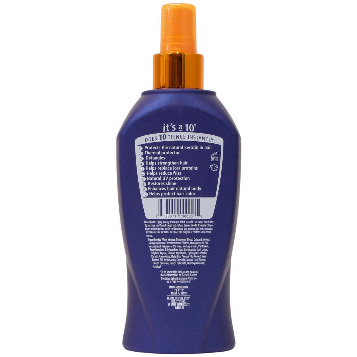 Leave-In Plus Keratin 10 Oz Y36409