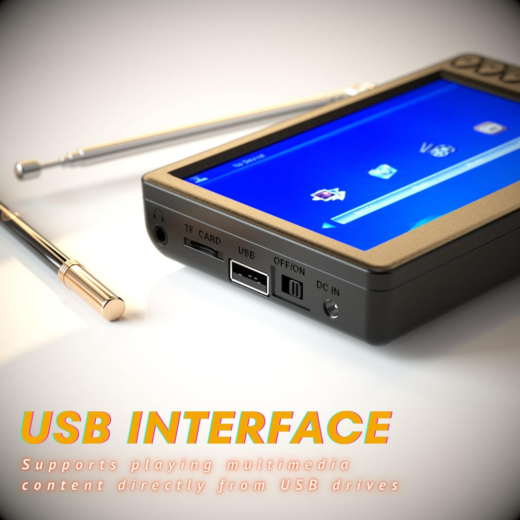 5 Inch Portable Mini TV with Remote O7265