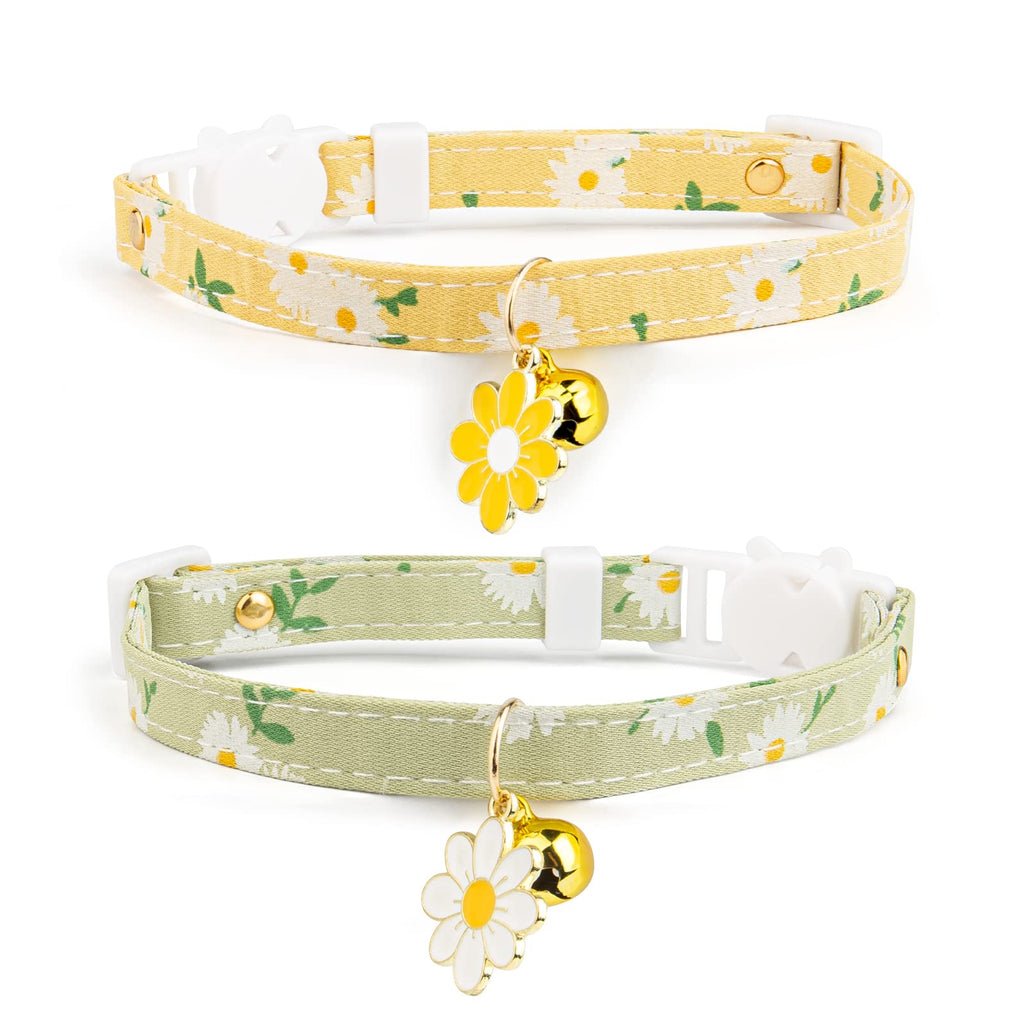 2 Pack Cotton Breakaway Cat Collar with Bell G153086