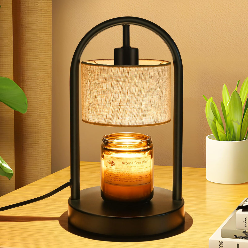 Dimmable Candle Warmer Lamp with Timer and 2 Bulbs E375