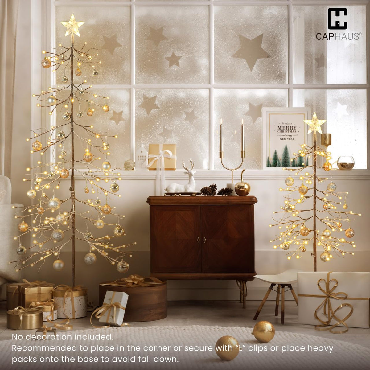 8 Ft Pre-Lit Twinkling Christmas Tree with Lights W464060