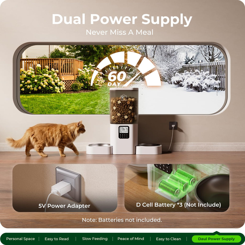 Timed Automatic Cat Feeder 29 Cup V1900