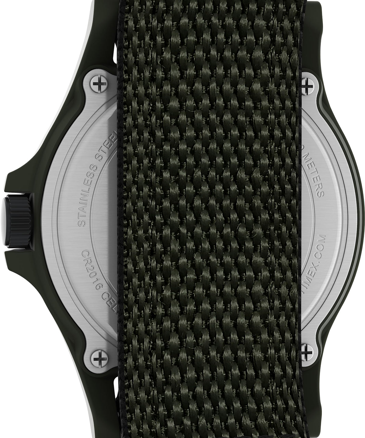 Black Fastwrap Cream Dial Green Case Watch X860