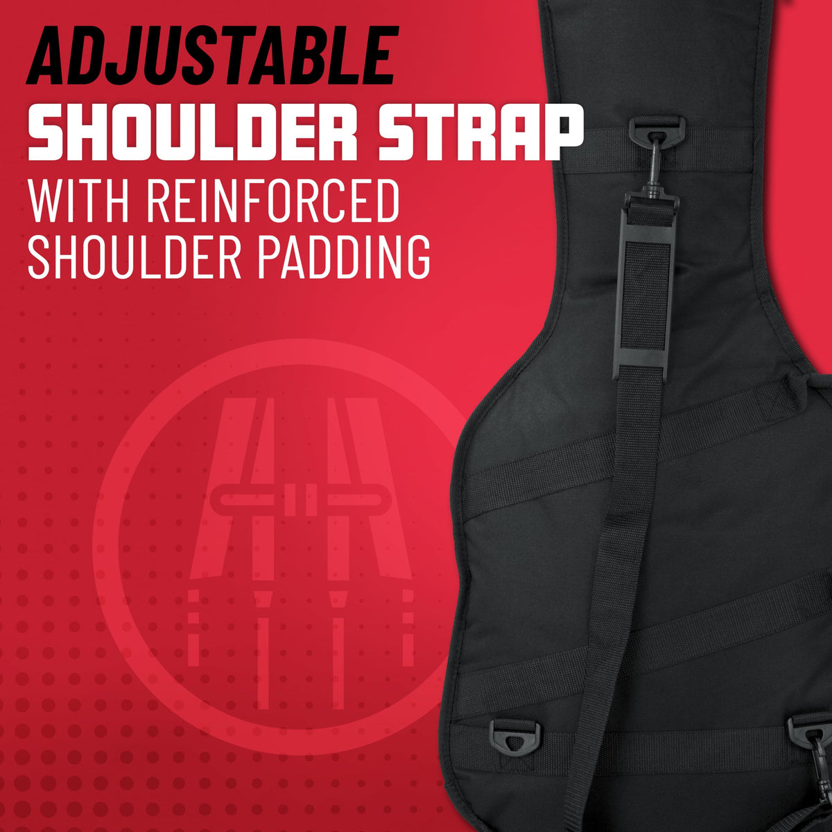 Foam Padded Guitar Gig Bag for Mini Electric Guitars Q79166