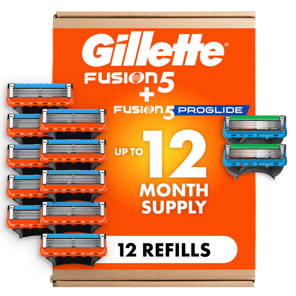 Men's Razor Blade Refills, 5-Blade Cartridges, 12 Count D670