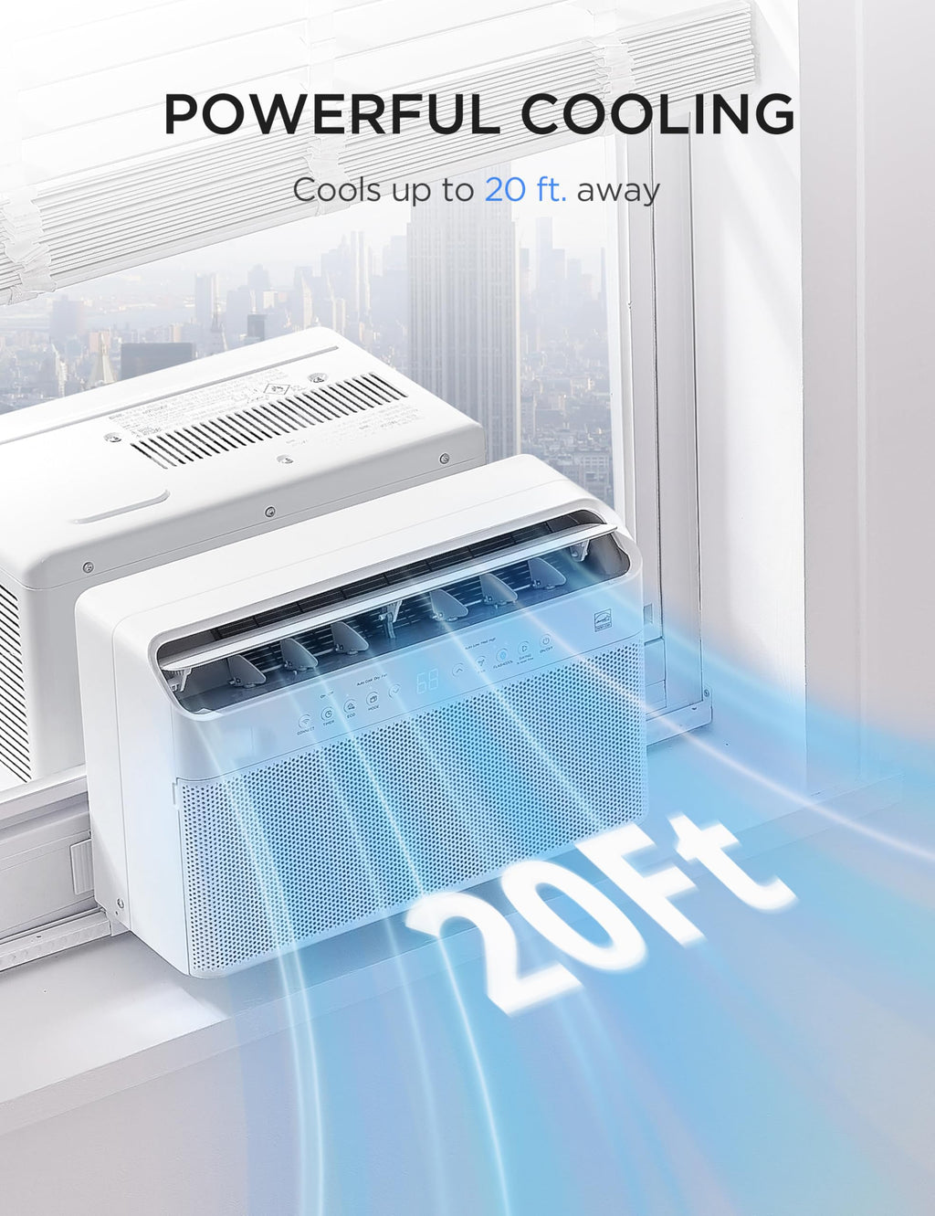 0,000 BTU U Shaped Window Air Conditioner O3916