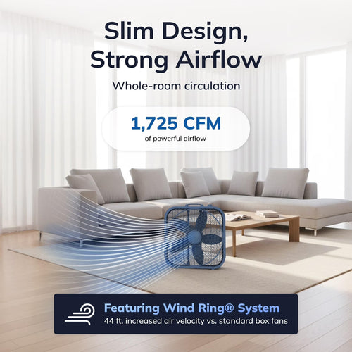 20" 3-Speed Box Fan W4989
