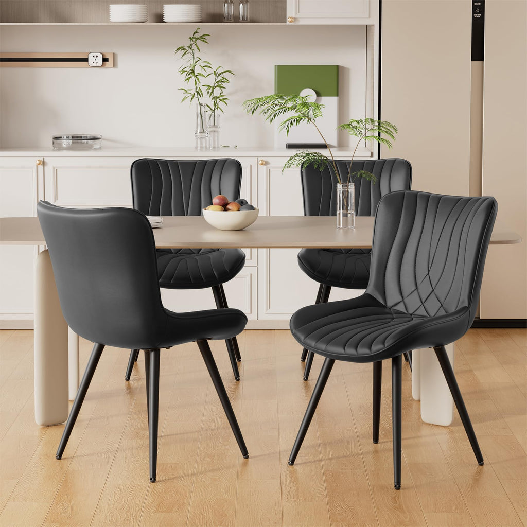 PU Leather Dining Chair Set of 4 B994396