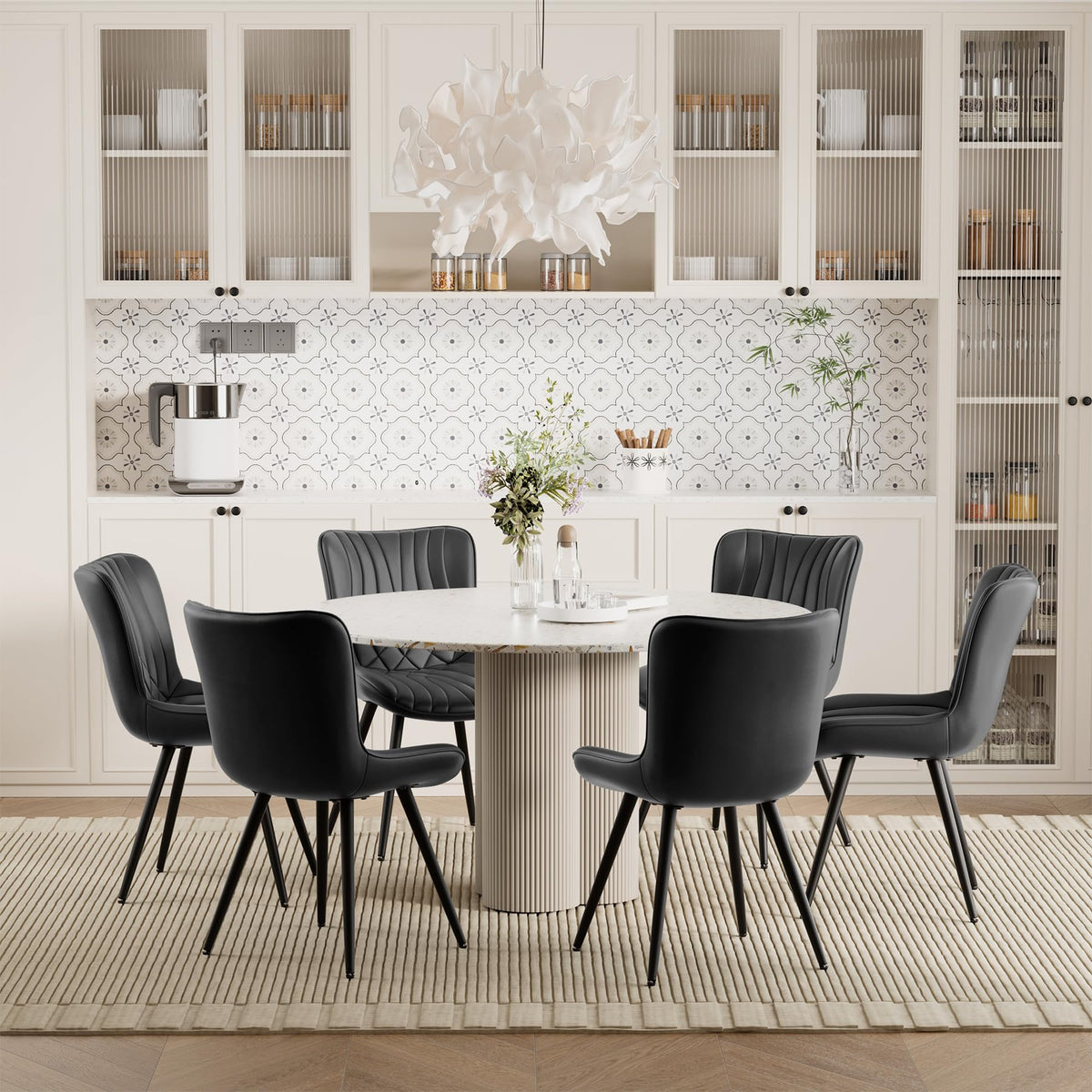 PU Leather Dining Chair Set of 4 B994396