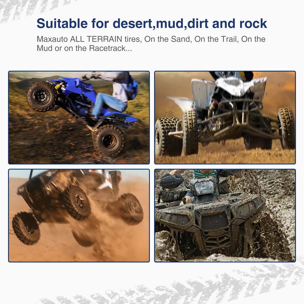 19x7-8 ATV UTV Off-Road Tires Set of 2 I438485
