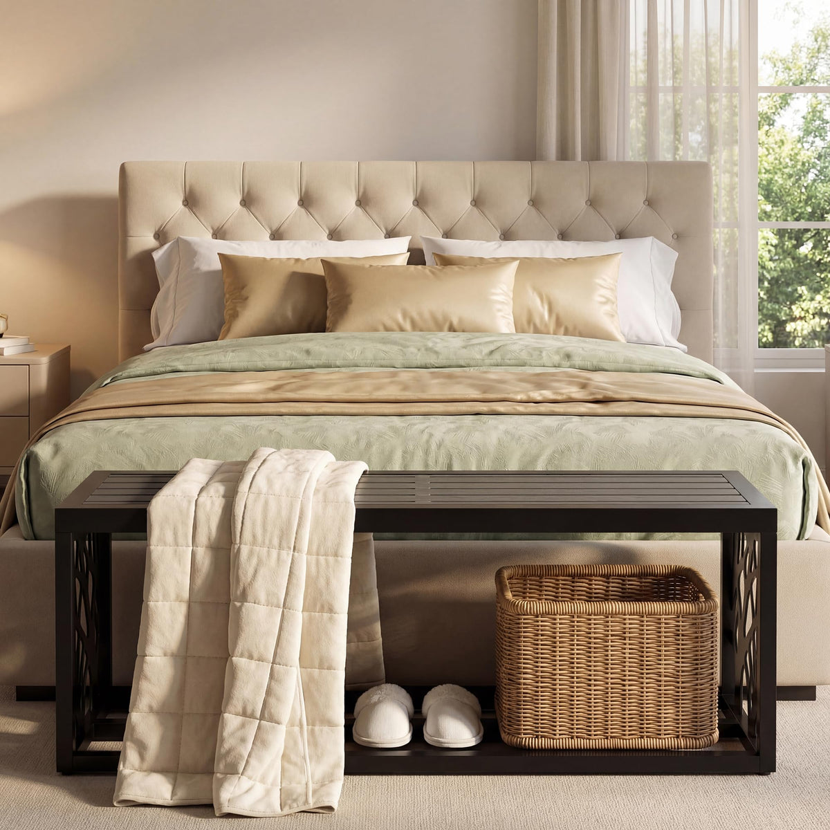 47" Outdoor Storage Bench I8874
