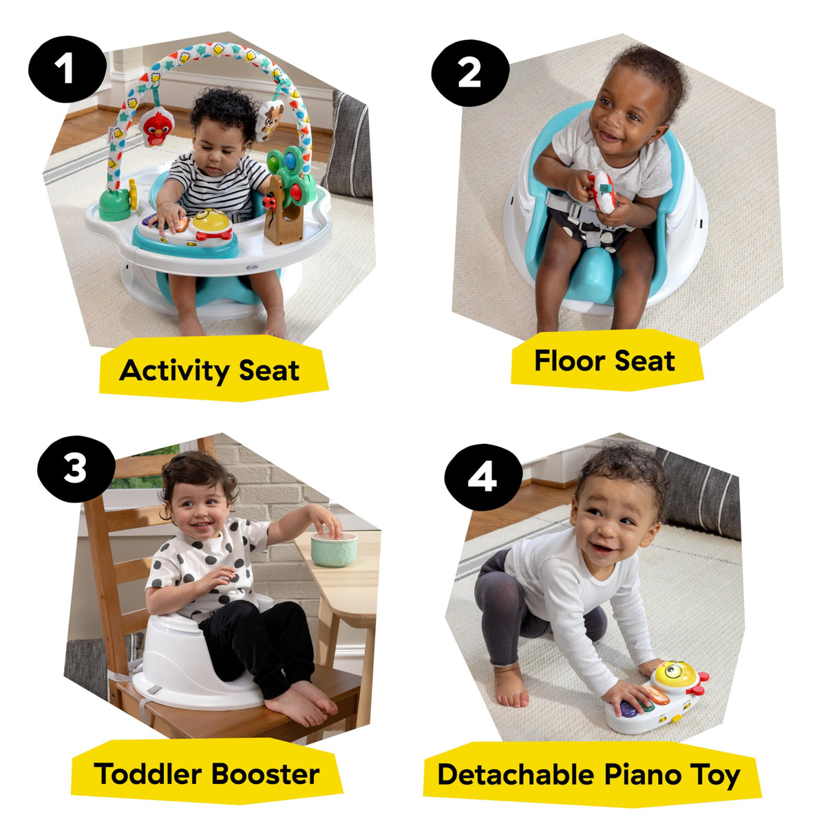 3-in-1 Activity Seat with Music & Lights X357060