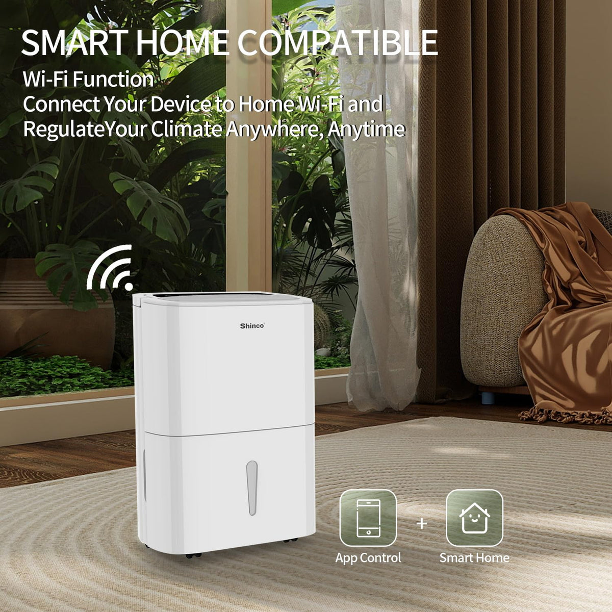 6,000 Sq.Ft Energy Star Dehumidifier with WIFI D923