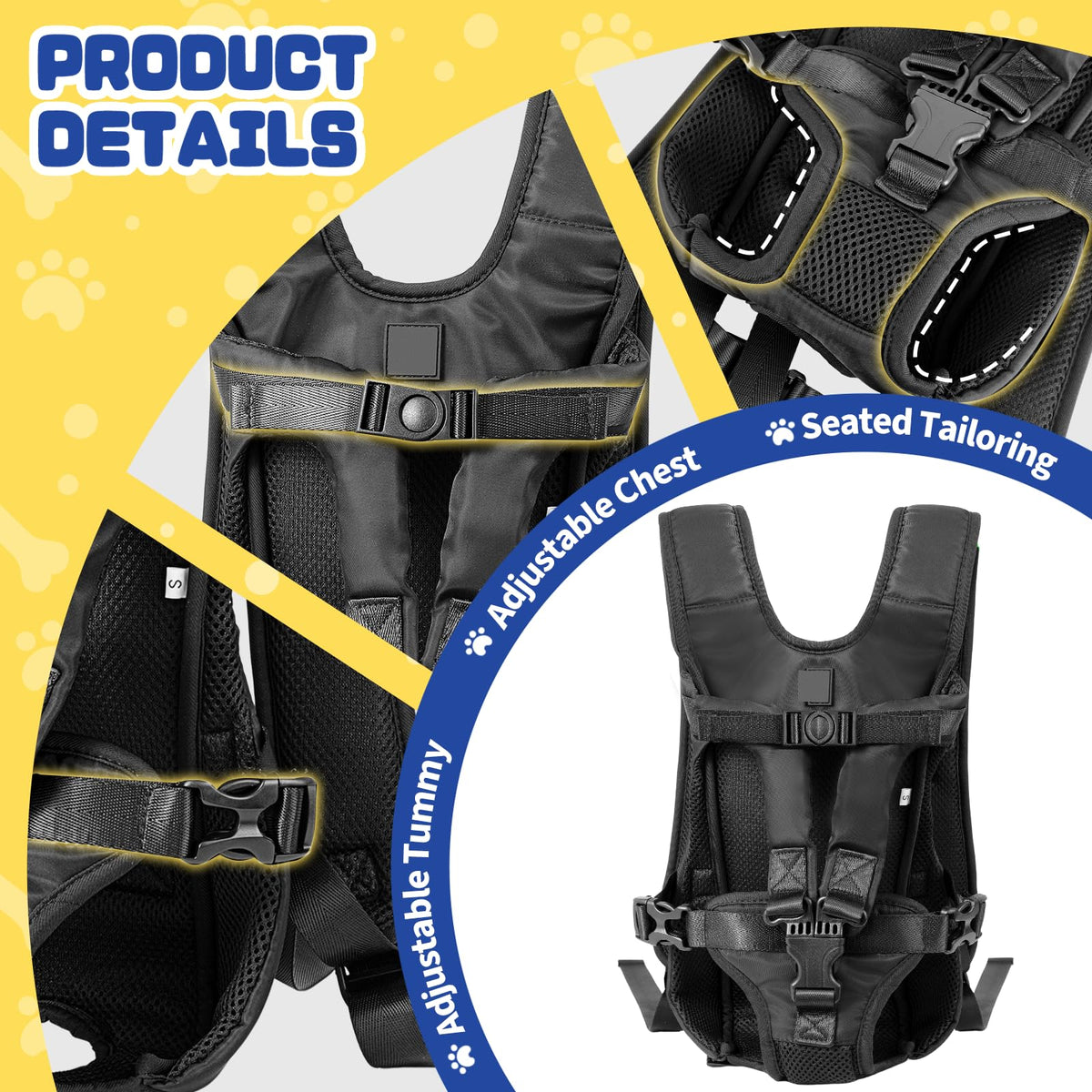 Legs Out Front Pet Carrier Backpack for Small Medium Dogs Cats up to 25lbs Z12557
