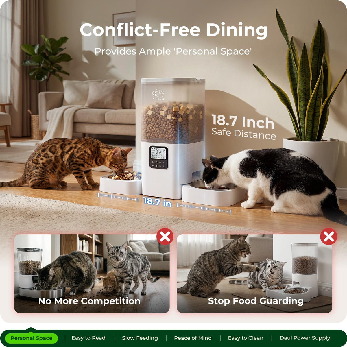 Timed Automatic Cat Feeder 29 Cup V1900
