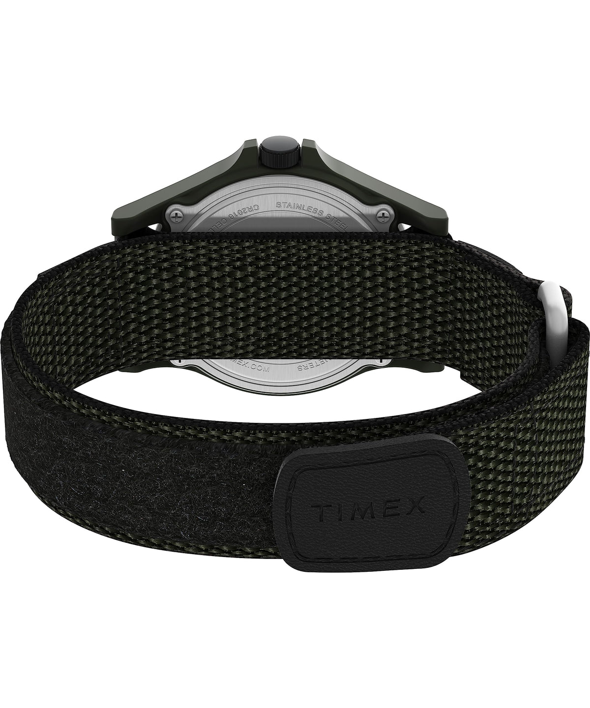 Black Fastwrap Cream Dial Green Case Watch X860