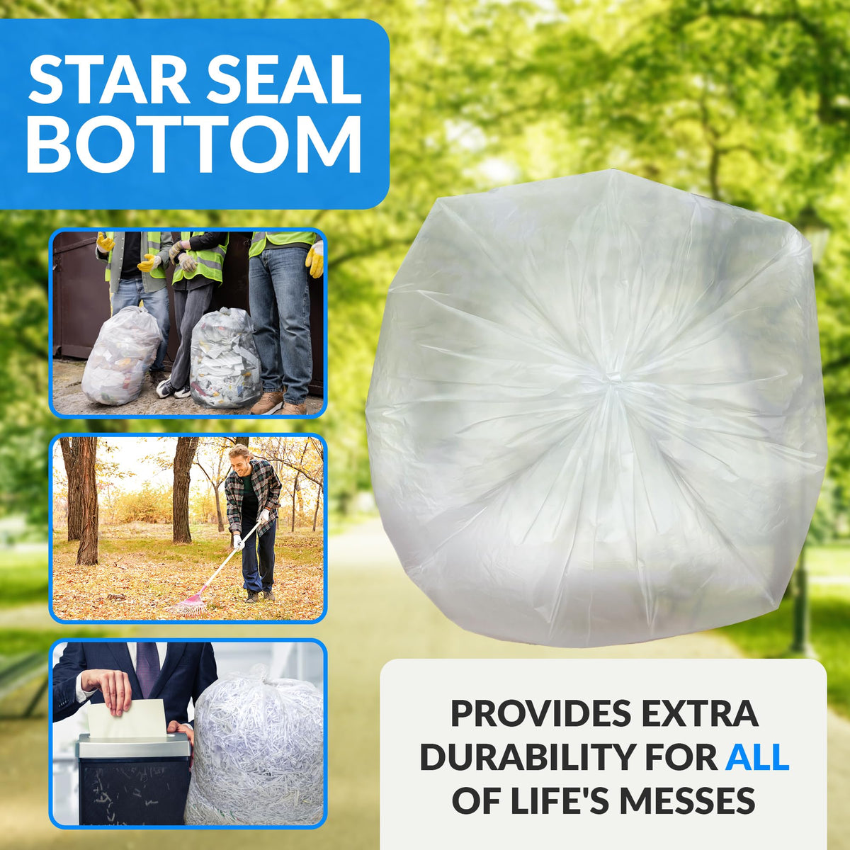 55-60 Gallon Heavy Duty Trash Bags Z48284
