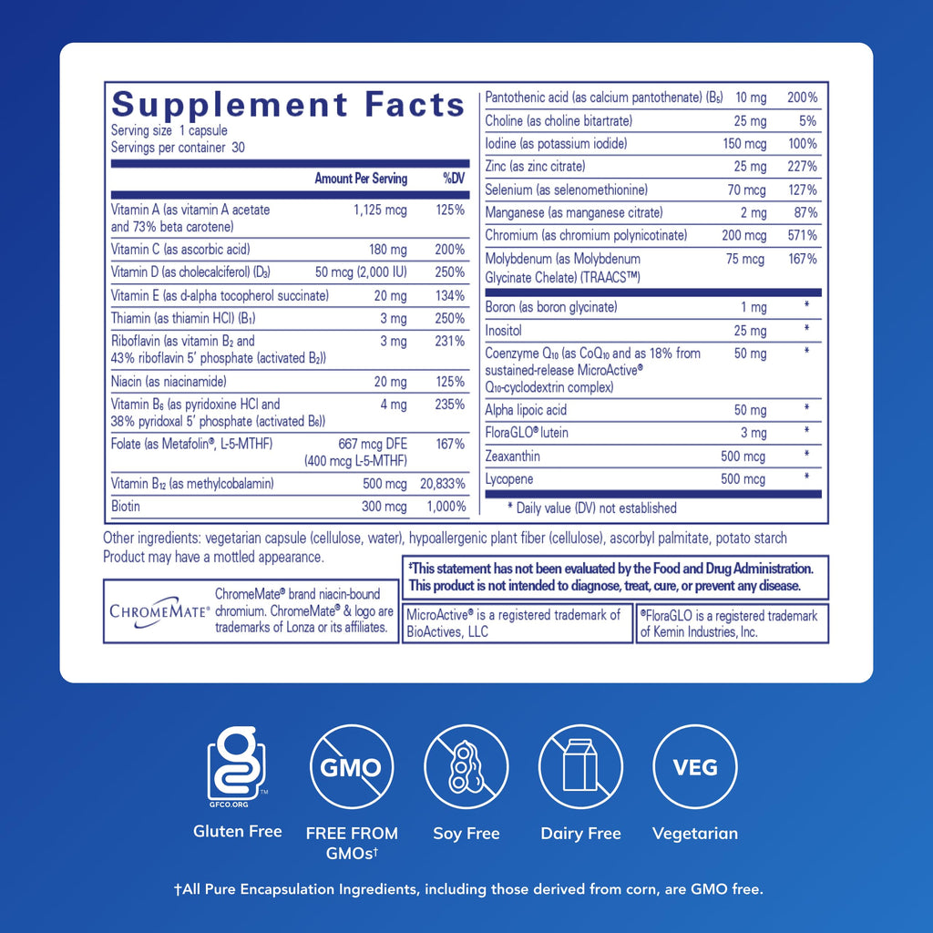 Multivitamin 30 Capsules E7186