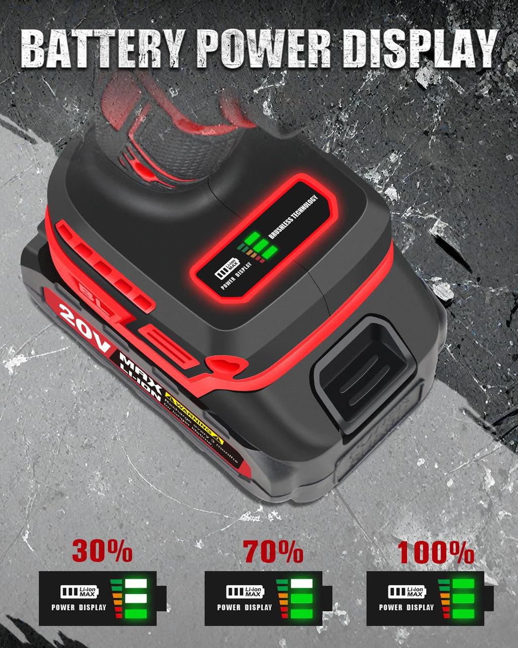 20V Brushless Cordless Drill Set F63977