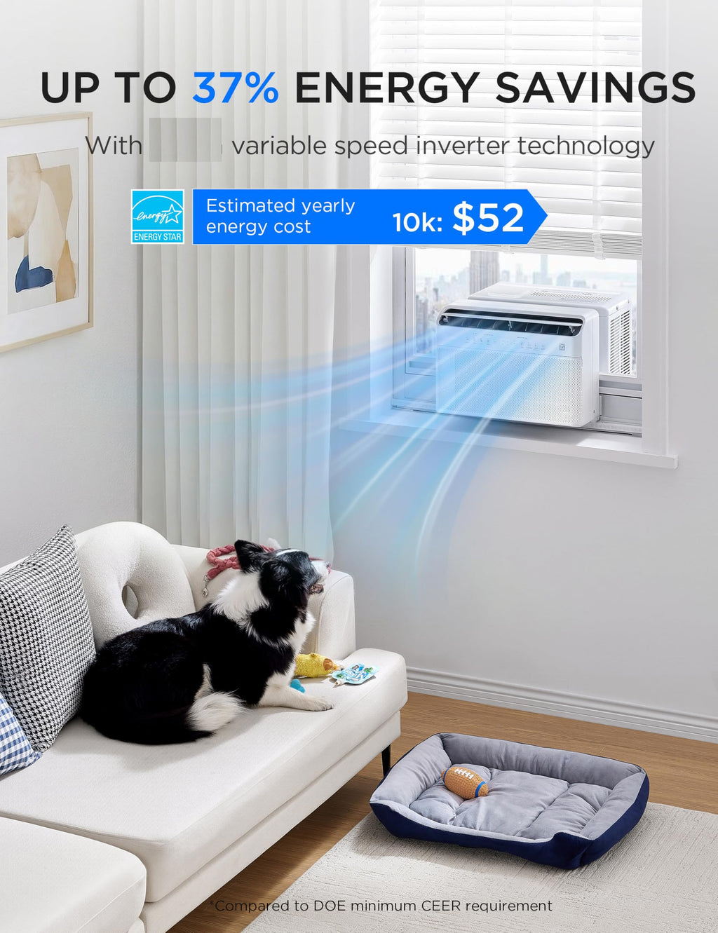 0,000 BTU U Shaped Window Air Conditioner O3916