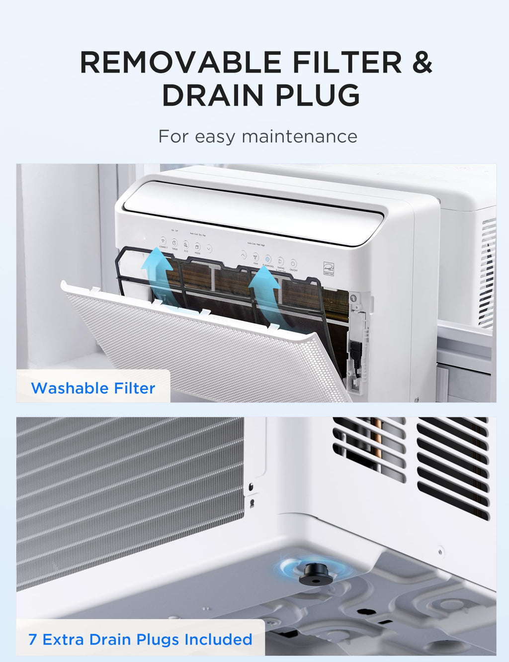 0,000 BTU U Shaped Window Air Conditioner O3916
