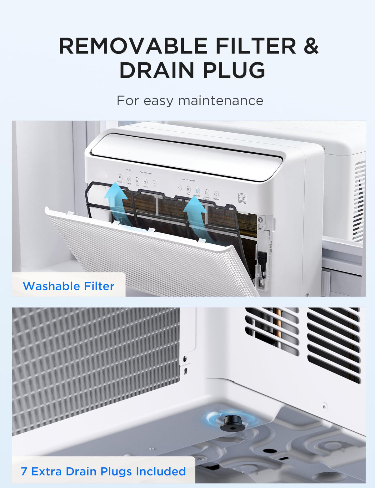 0,000 BTU U Shaped Window Air Conditioner O3916
