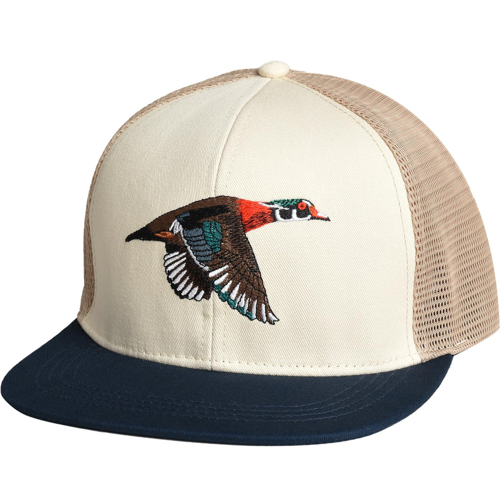 Breathable Mesh Performance Cap Flat Brim Snapback Hat X310