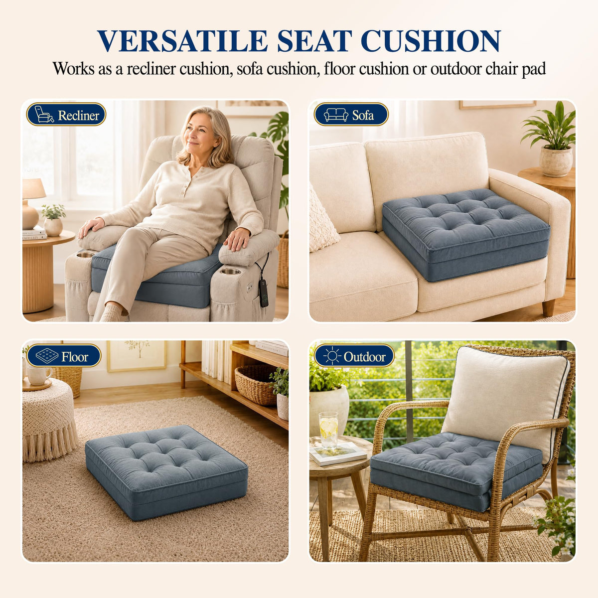 20x20x5 Recliner Seat Cushion R58901