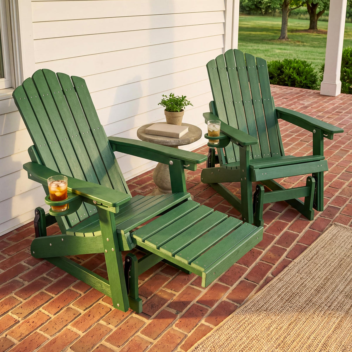 Adirondack Glider Chair Set of 2 Y4338